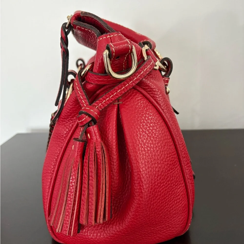 Dooney & Bourke Cherry Red Satchel - Picture 2 of 5